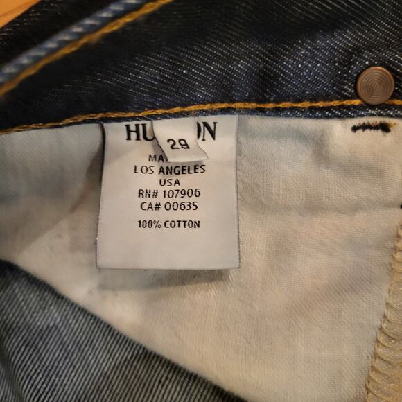 NWOT Hudson Jeans for Men, Byron Selvedge Straight Leg, Size 29/33 - Picture 5 of 12